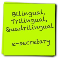 Bilingual, Trilingual, Quadrilingual - Multilingual E-secretary services - PFASSIST.COM